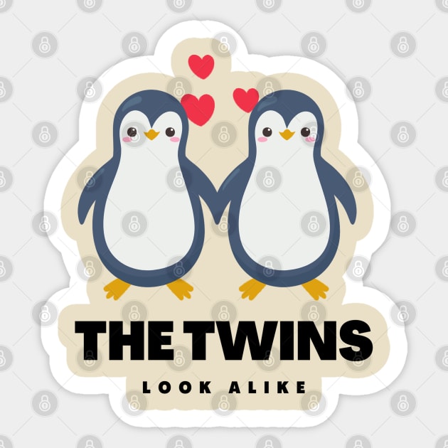 The Twins Sticker by RioDesign2020